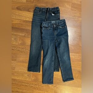 Set of 2 kids blue jeans